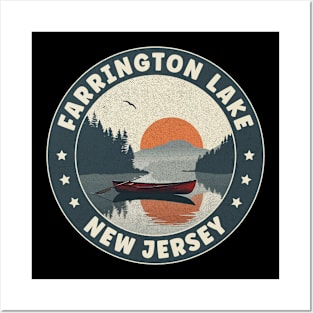 Farrington Lake New Jersey Sunset Posters and Art